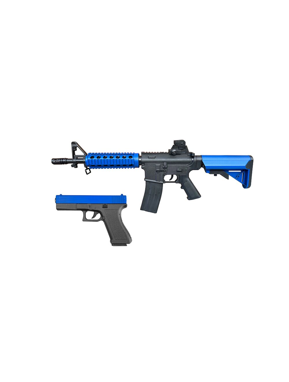 Vigor M4 RIS Spring Rifle and 17 Series Pistol pack
