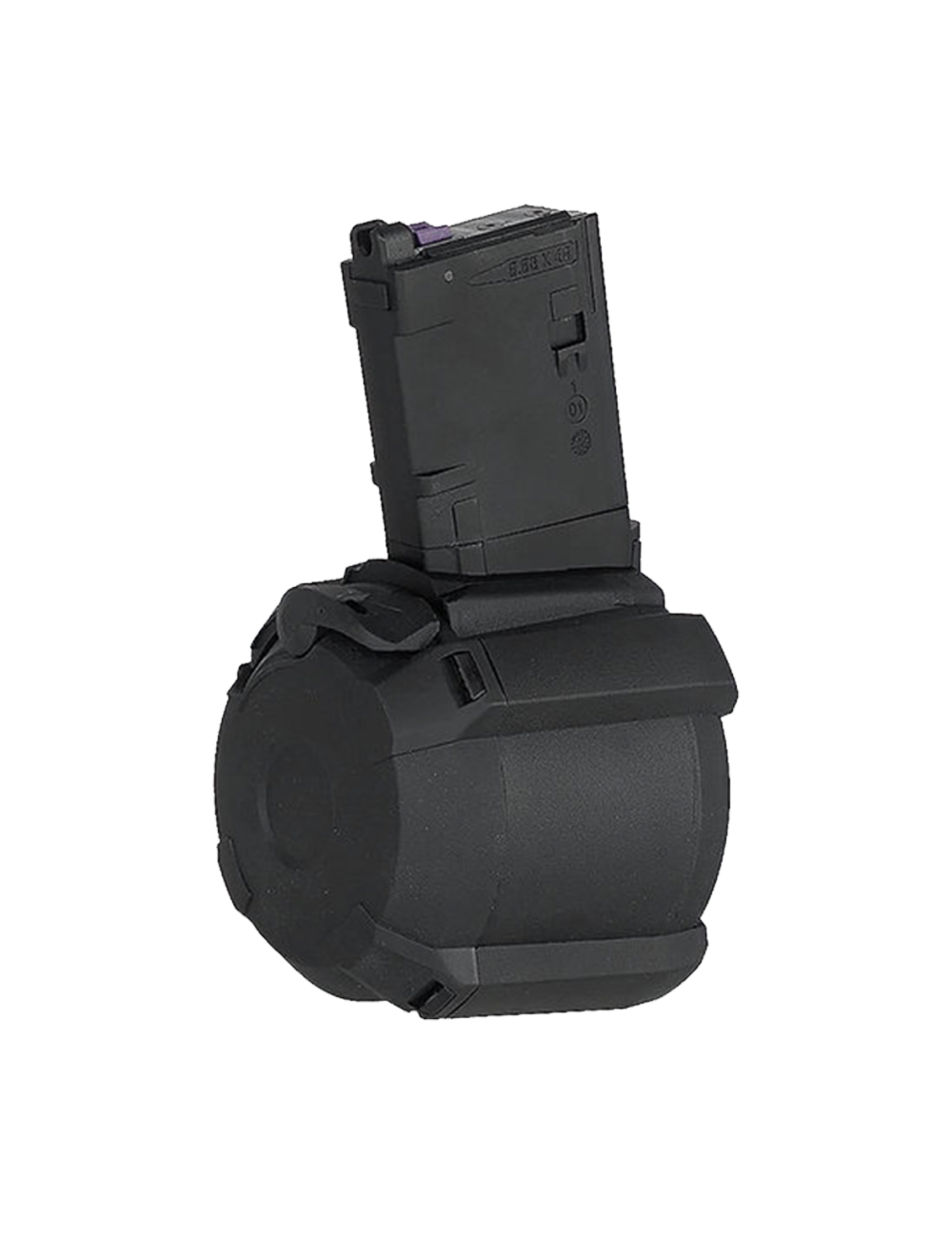 Cyma MWS D500 Gas/HPA 500 Rds Drum Magazine for M4 MWS System Rifles