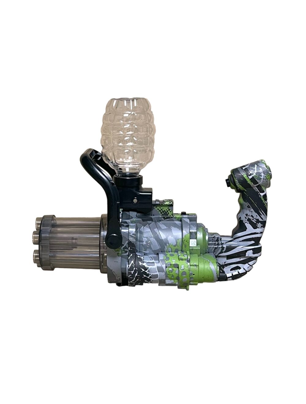 Gel and Foam Blaster - Mini Micro Gun - 3:4 Scale - Colours May Vary - Includes Battery and Charger