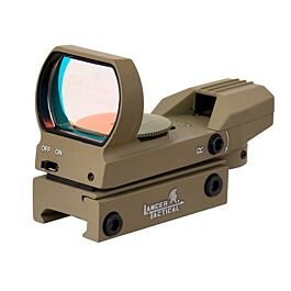 Lancer Tactical Red/Green Wide Angle Dot Scope (Multi-Reticle - Tan)