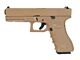 Huntsman Tactical H17 Gas Blowback Pistol (Metal Slide - Polymer Body - with Case - Tan)