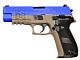 WE P226 MK25 Gas Blowback Pistol, with Rail (Tan) 