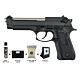 [Bundle] Snow Wolf M9 Gas Blowback Pistol (Black - SW-03-1 BK)