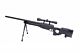 Well MB08 L96 Spring Sniper Rifle (Upgraded Steel Parts - Nylon Body - with Scope and Bipod)