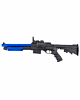 Vigor M870 Custom Tactical Pump Action Shotgun (RIS - Two Tone Blue - 0581C - M4 Stock Long)