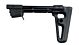 Well PRO Retractable Telescopic Stock with 1913 Picatinny Mount - Black (WGP-LT-021)