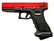 Huntsman H17 Gas Blowback Pistol (Polymer Body/Slide - Red V2)