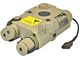 PEQ-15 Battery Box with Green Laser (Tan)