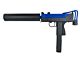 HFC HG203E Sub-Machine Gas Blowback Rifle (SMG - HG-203E) (Blue)