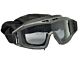 Clear Full Eye Glasses with Big Cotton Strap with 3 Lenses (Black)