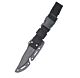 Rubber Knife with Hard Holster (Black)