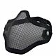 Big Foot V1 Strike Steel Half Face Mask (One Belt Version) (Black)