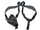 CCCP Revolver Hard Holster with Shoulder & Back Strap (Leather - Black)