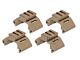 Ares Amoeba Handguard Rail Unit (Tan - 4 Pieces Set) (AM-DH-011-DE)