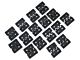 Cyma XTM-1 Rail Cover Set (Black - 32pcs - HY-205)
