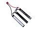 Big Foot Heat Lipo Battery 1450mAh 11.1v 25c Stick (3 Way Split - DEANS)