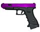 Huntsman Tactical H34 Gas Blowback Pistol (Slide and Body Polymer - Purple)