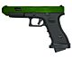 Huntsman Tactical H34 Gas Blowback Pistol (Slide and Body Polymer - Green)