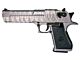 Magnum Research Inc. Desert Eagle Custom Tiger Stripe Silver 50AE GBBP (90510 - Licensed by Cybergun - Made by WE - Silver)