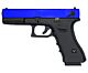 Huntsman Tactical  H18c Gas Blowback Semi/Full Auto. Pistol (Metal Slide - Polymer Body - with Case - Blue)