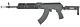 Cyma Platinum AKM Tactical AEG Rifle with Eshooter ETU GEN-2 (Black - CM113)