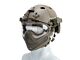 Big Foot Pilot helmet(Steel mesh version) L size (Tan)