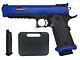 Army JW3 Baba Yaga Gas Blowback Pistol with Extra Magazine and Case (Full Metal - Two-Tone Blue) (Bundle Deal)