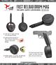 Action Army Ruger MKII Gas Drum Magazine (350 Rounds - Black)