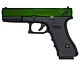 Huntsman Tactical  H18c Gas Blowback Semi/Full Auto. Pistol (Metal Slide - Polymer Body - with Case - Green)