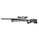 Well MB01 L96 Spring Sniper Rifle (Upgraded Steel Parts - Nylon Body - with Scope and Bipod)
