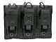 Big Foot Magazine Pouch (Open Top - Triple - Black)