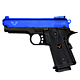 Huntsman 3.8 Hi-Capa Gas Blowback Pistol with Pistol Case (Metal Slide - ABS Body - Black - HG2)