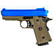 Huntsman 3.8 Hi-Capa Gas Blowback Pistol with Pistol Case (Metal Slide - ABS Body - Tan - HG2)