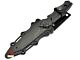 Rubber Knife with Hard Holster (Black)