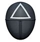 ACM Squid TV drama Guard Face Mask (TRIANGLE - Hard Black Mask)