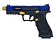 APS Bumblebee XX Co2 Blowback Pistol (1 Short Mag and 1 Long Mag - Gold - ACP620)