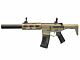 Ares Amoeba Short Honey Badger with Extended Silencer (AM-014-DE - Tan) - HPA Engine Pre-Installed
