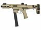 Ares M45X-S with EFCS Gearbox (Retractable Stock with Arm Stabilizing Brace - Tan - AR-086E) - HPA Engine Pre-Installed