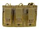 Big Foot Magazine Pouch (Open Top - Triple - Tan)