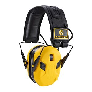 EARMOR M300X Electronic Tactical Hearing Protection Headset - Yellow