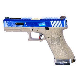WE Custom Pistol TAN (Silver Slide and Gold Barrel)