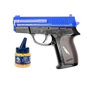 Cyma P618 Spring Action BB Pistol (P618 - Orange) with Spitfire 0.12g BB Pellets (Bottle - 1000 Rounds - Yellow) (Bundle Deal)