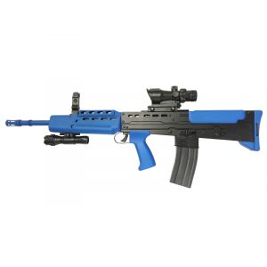Vigor L85A2 Spring Rifle with Torch and Red Dot Sight (Blue - L85A2)