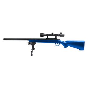 Double Bell  VSR-10 Sniper Rifle with Scope and Bipod (Blue - 201-E)