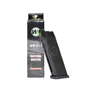 WE 17/18 Series Series Gas Magazine (25 Rounds - ABS - Black)
