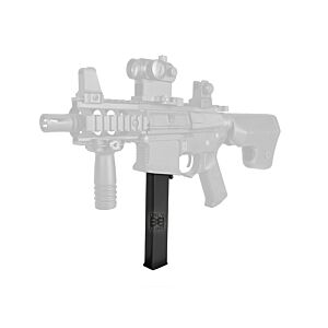 Ares Adaptor Set 9mm Magazine For M4's (Inc. 45 Round 9mm Magazine - Black - MAG-038-BK)