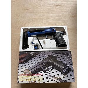 LS M9 Vertec Gas Blowback Pistol (Black - GGB-0304) - Two-Tone Blue - Unknown