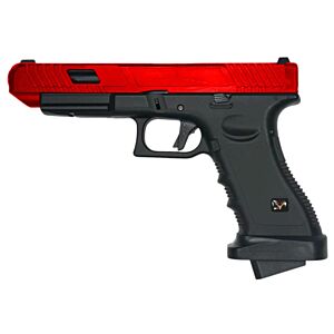 Huntsman Tactical H34 Gas Blowback Pistol (Slide and Body Polymer - Red)