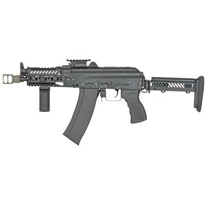 Cyma Platinum AKS74U Tactical AEG Rifle with Eshooter ETU GEN-2 (Black - CM113A)