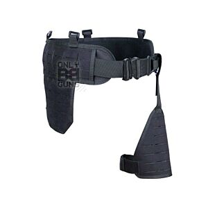 Big Foot Tactical Belt with Drop Leg Panel (Quick Release - Black)